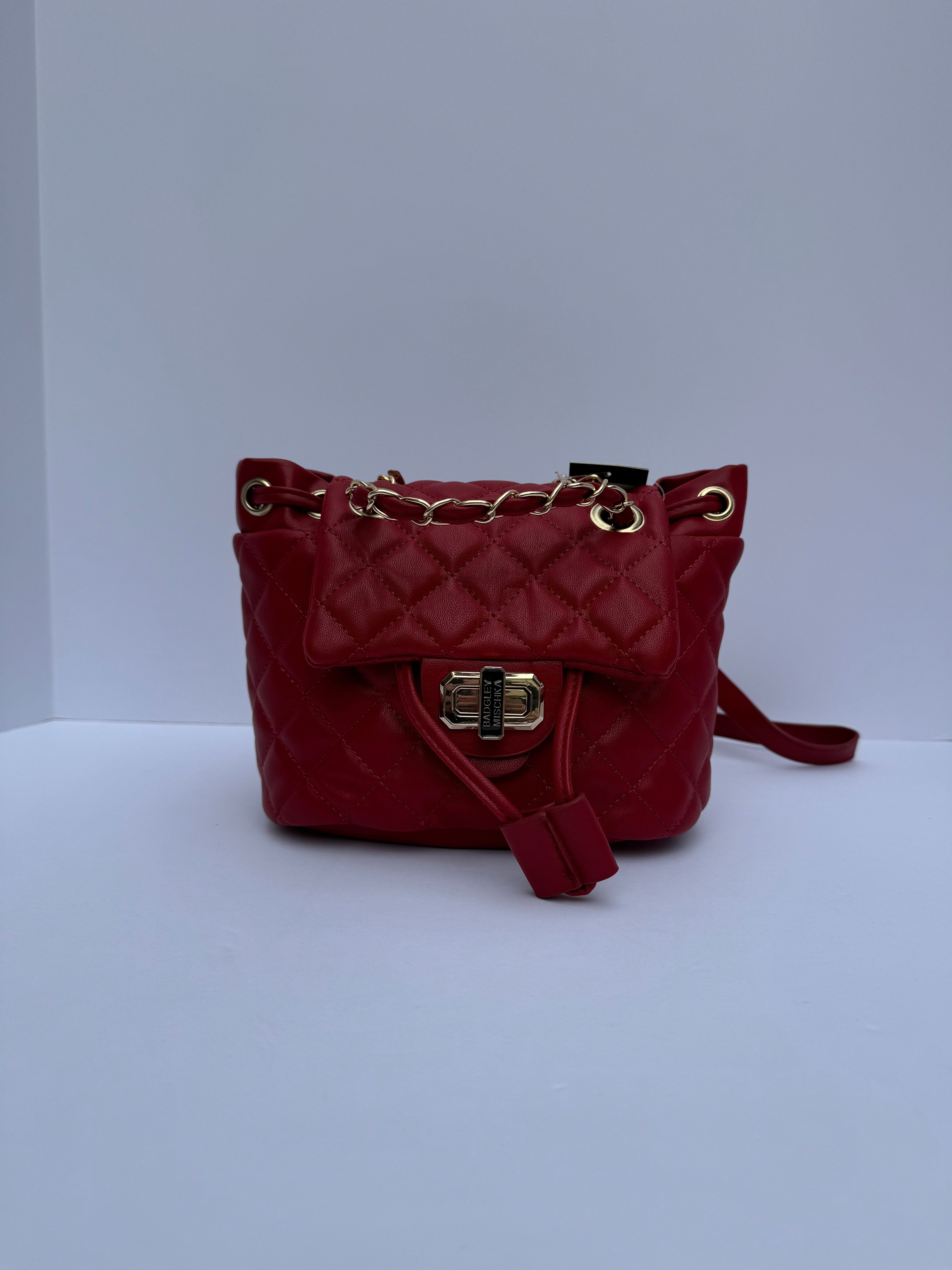 Badgley Mischka Micro Quilted Backpack