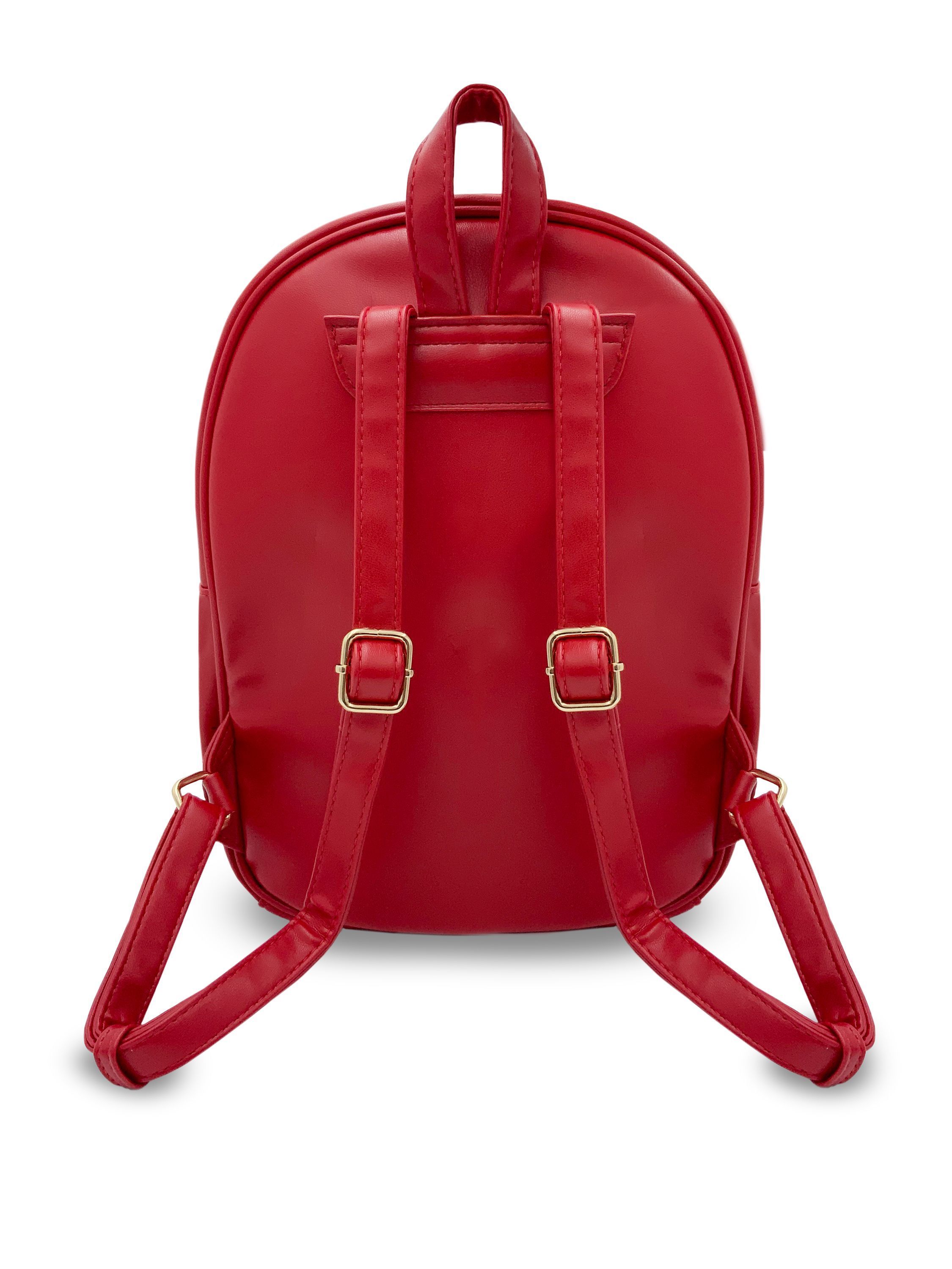 BADGLEY MISCHKA RED STUDDED BACKPACKS