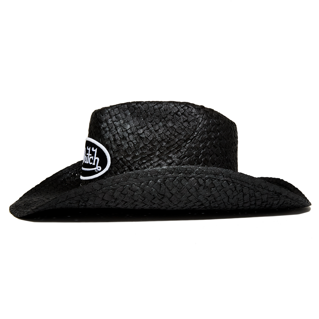 VON DUTCH BLACK & WHITE CLASSIC COWBOY HAT