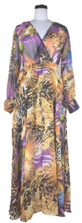 ANIMAL TROPICAL - Sheer Maxi Dress