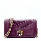 Badgley Mischka Small Pleated Crossbody Bag