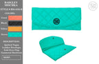 Badgley Mischka Quilted BM Long Wallet