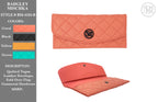 Badgley Mischka Quilted BM Long Wallet