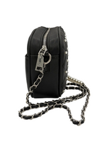 Badgley Mischka Quilted Pearl Mini Purse