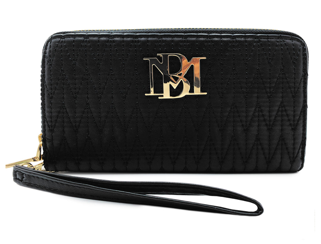 Badgley Mischka Wallet with Wrist Strap
