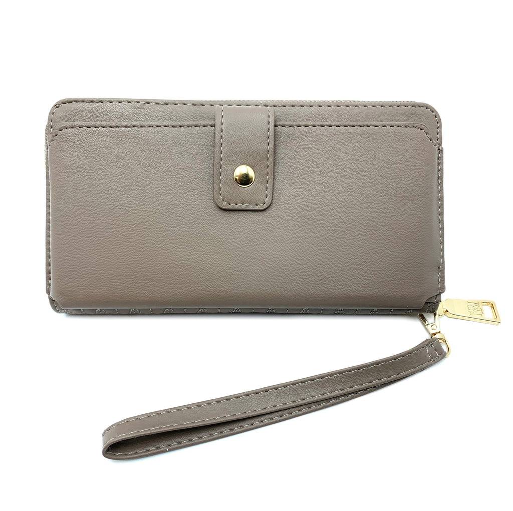 Badgley Mischka Wallet with Wrist Strap