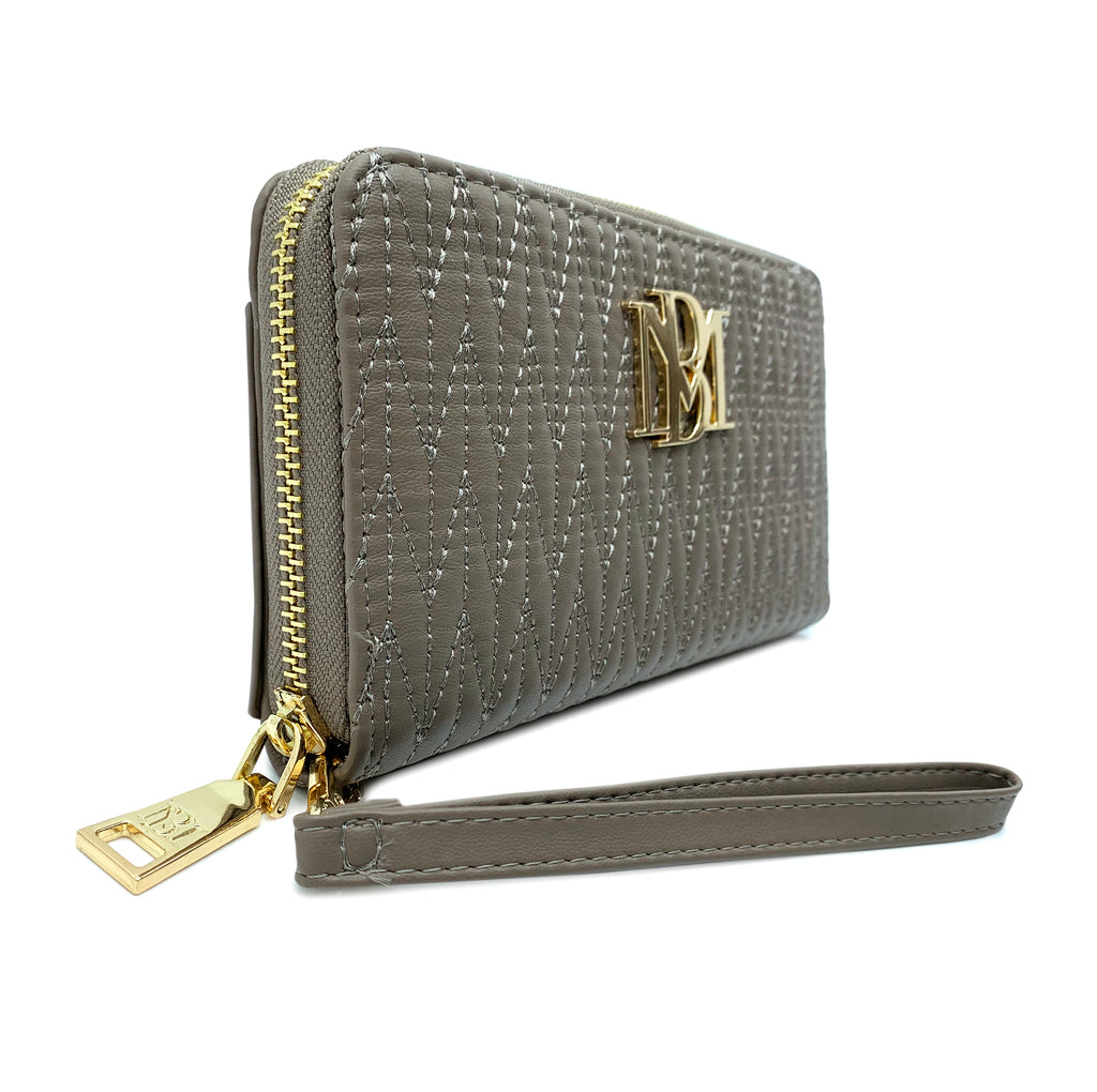Badgley Mischka Wallet with Wrist Strap