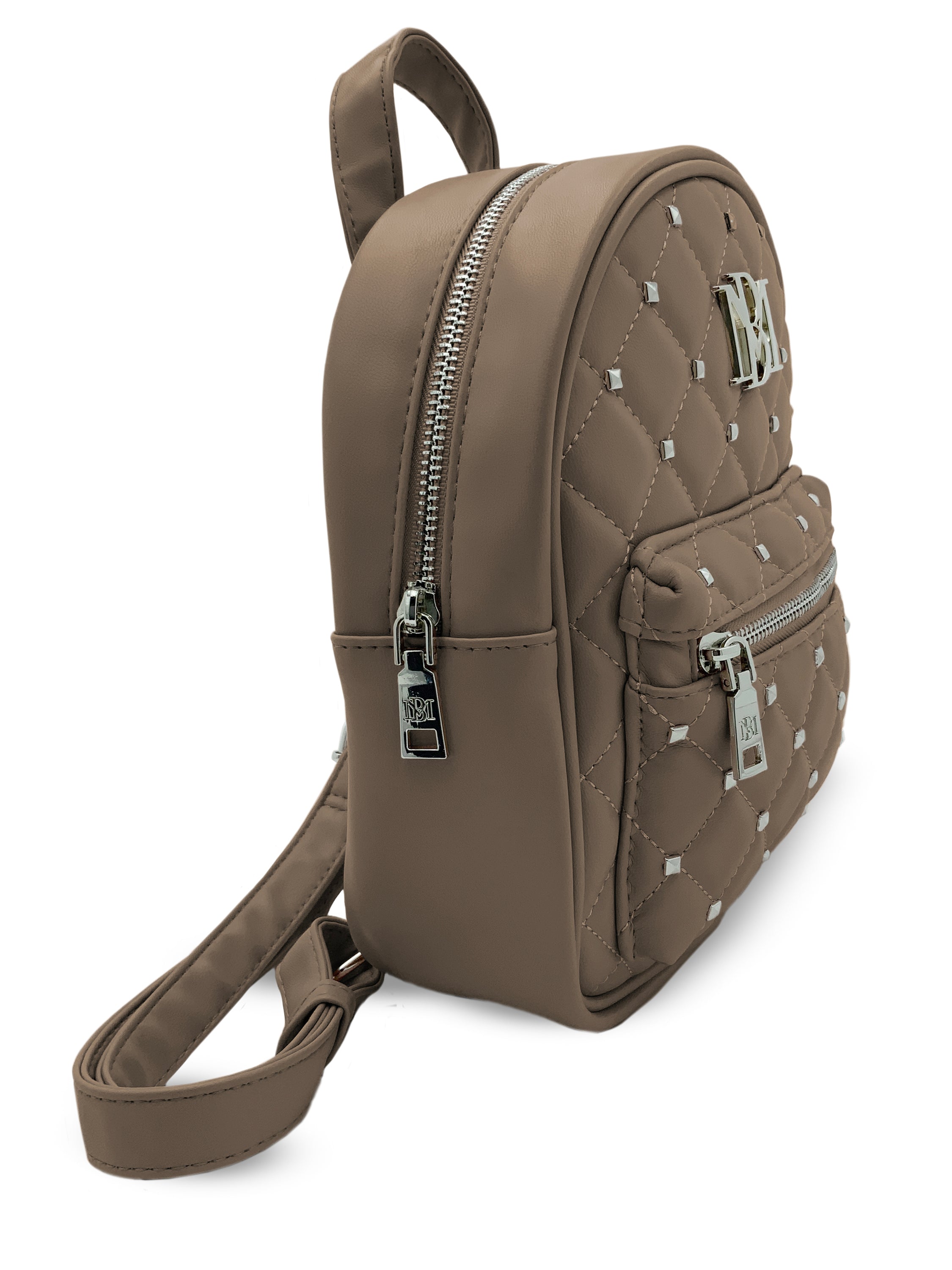 Badgley Mischka Quilted Mini Backpack