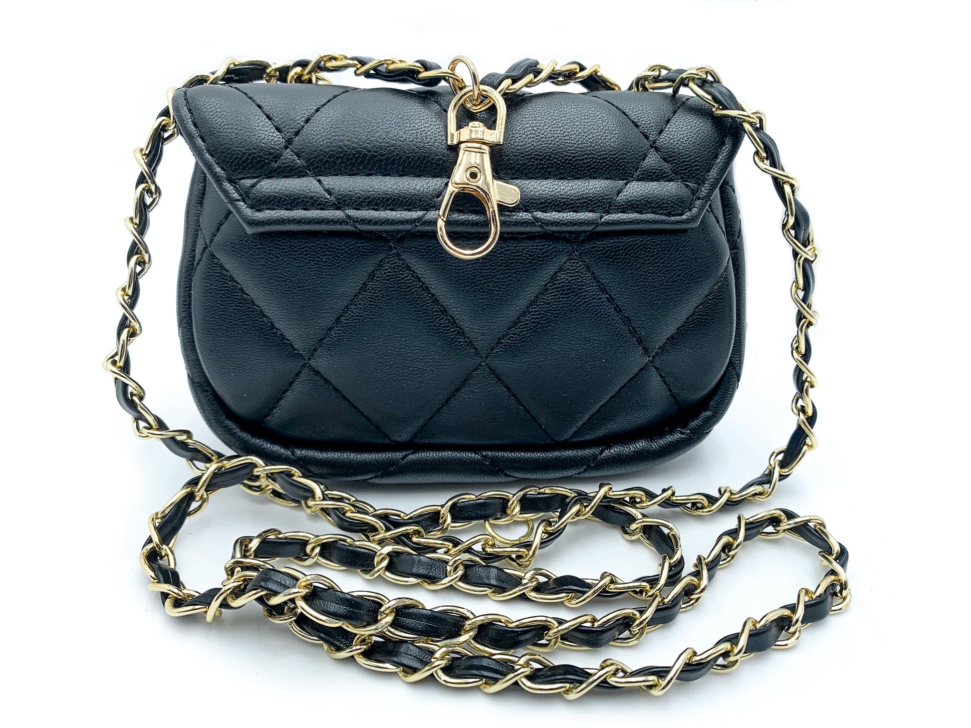 Badgley Mischka Mini Black Bean Purse
