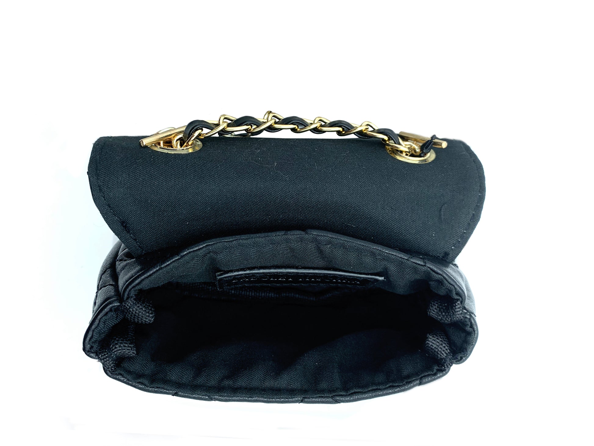 Badgley Mischka Mini Black Bean Purse