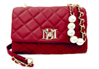 Badgley Mischka Quilted Messenger Bag