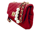 Badgley Mischka Quilted Messenger Bag