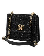 Badgley Mischka Sequin Messenger Crossbody