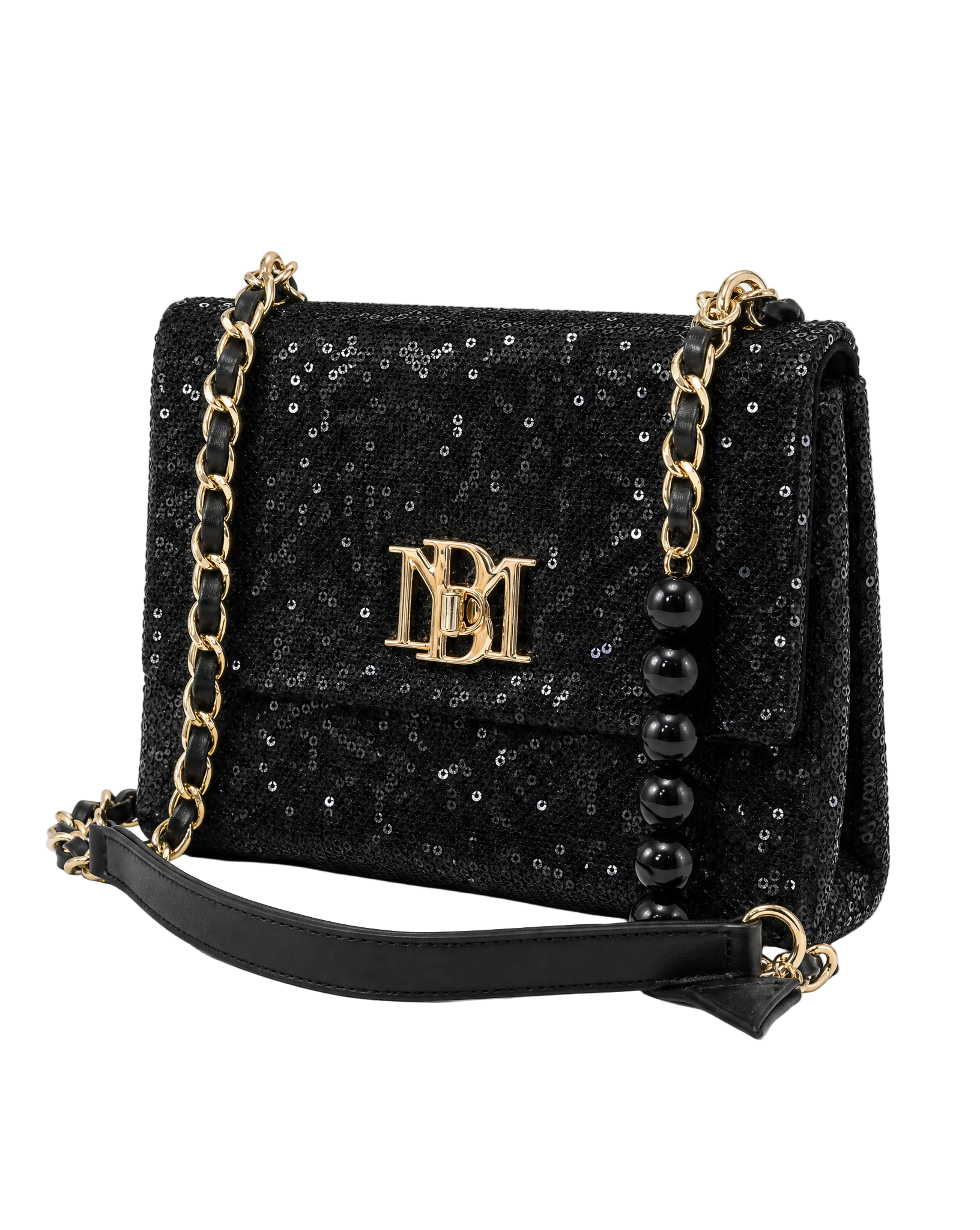 Badgley Mischka Sequin Messenger Crossbody