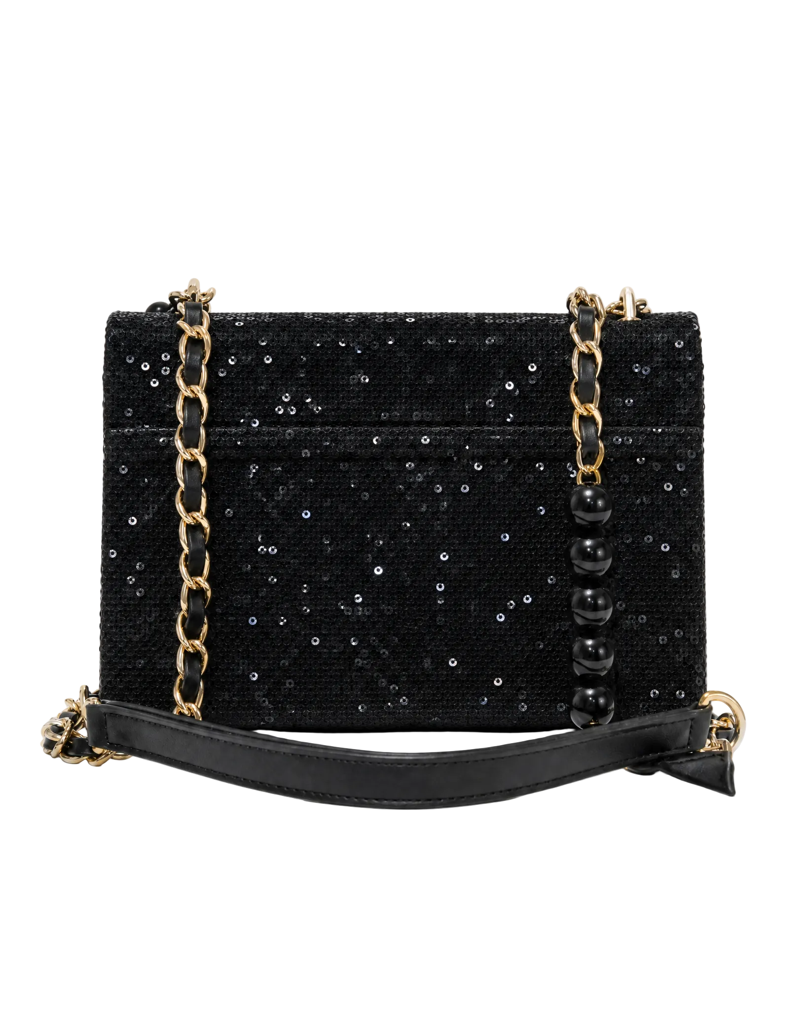 Badgley Mischka Sequin Messenger Crossbody