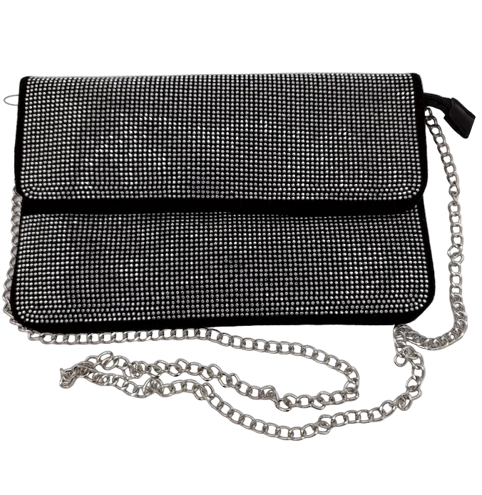 Badgley Mischka Luxe Woven Chain Bag