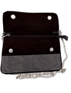 Badgley Mischka Luxe Woven Chain Bag