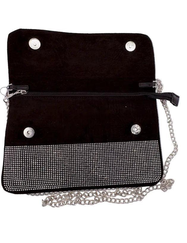 Badgley Mischka Luxe Woven Chain Bag