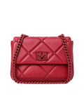 Badgley Mischka Small Red Quilted Bag