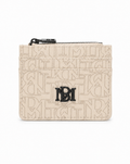 BADGLEY MISCHKA BEIGE PRINTED SMALL WALLET