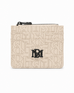 BADGLEY MISCHKA BEIGE PRINTED SMALL WALLET
