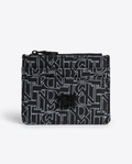 BADGLEY MISCHKA BLACK PRINTED SMALL WALLET