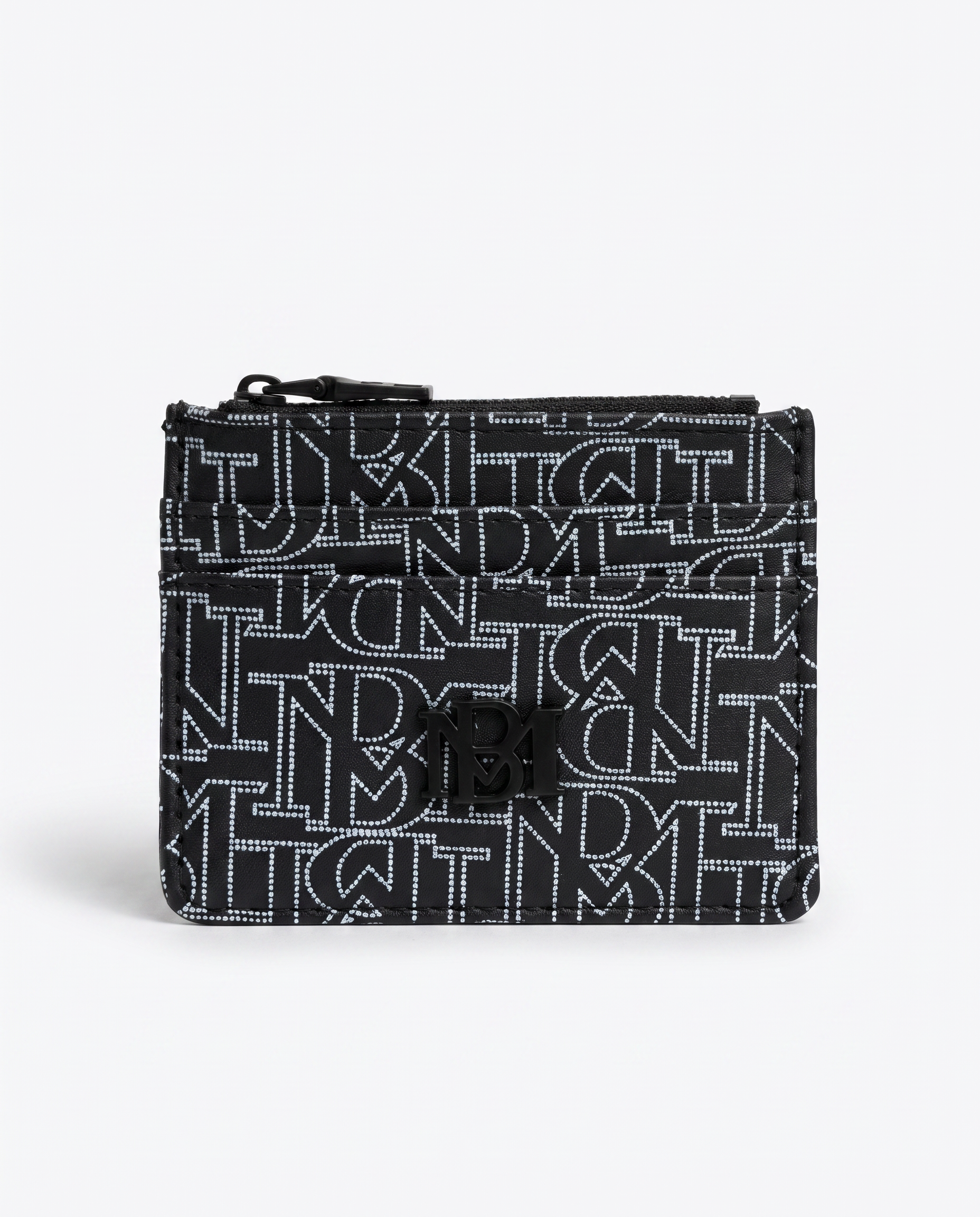 BADGLEY MISCHKA BLACK PRINTED SMALL WALLET