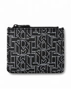 BADGLEY MISCHKA BLACK PRINTED SMALL WALLET