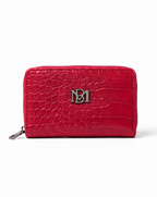 Badgley Mischka Crocodile Print Coin Purse