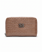 Badgley Mischka Crocodile Print Coin Purse