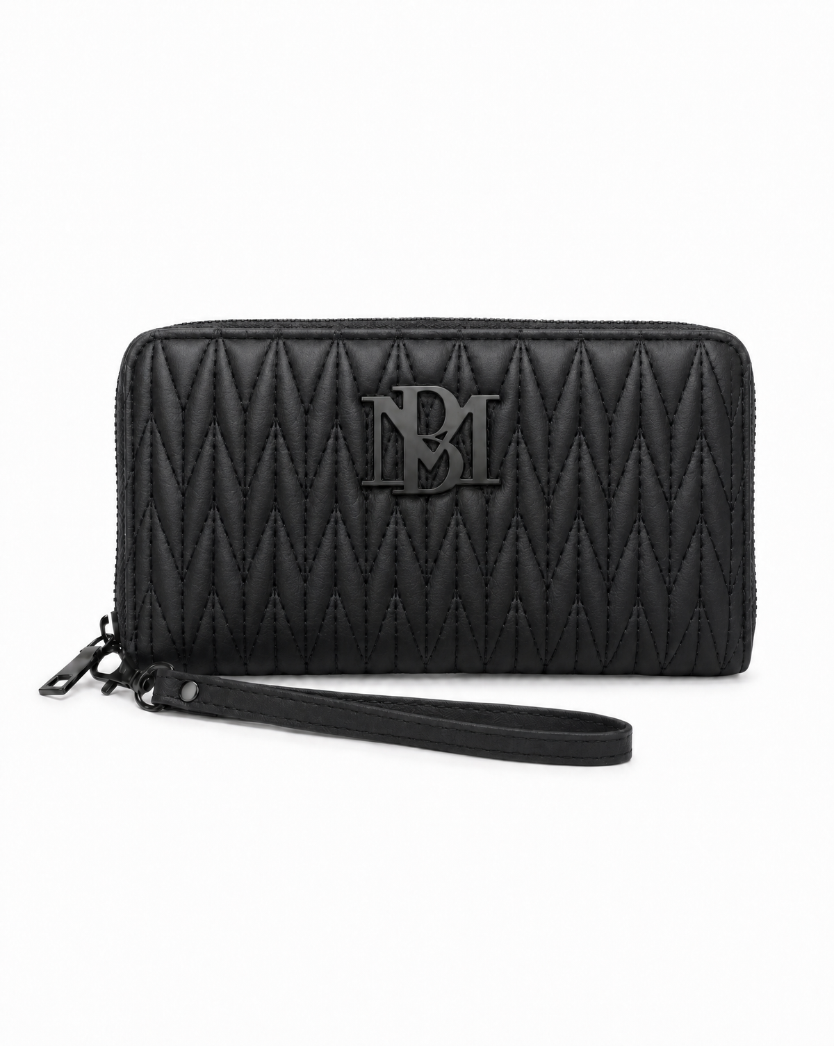 BADGLEY MISCHKA BLACK WALLET WITH PHONE HOLDER