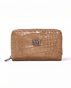Badgley Mischka Crocodile Print Coin Purse