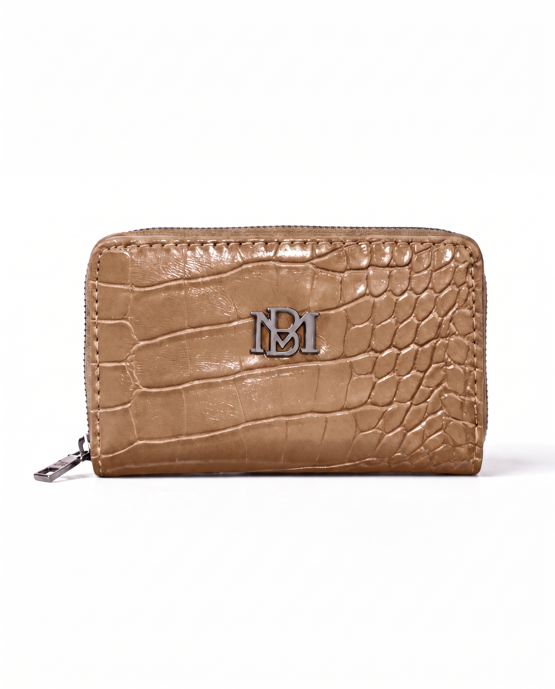 Badgley Mischka Crocodile Print Coin Purse