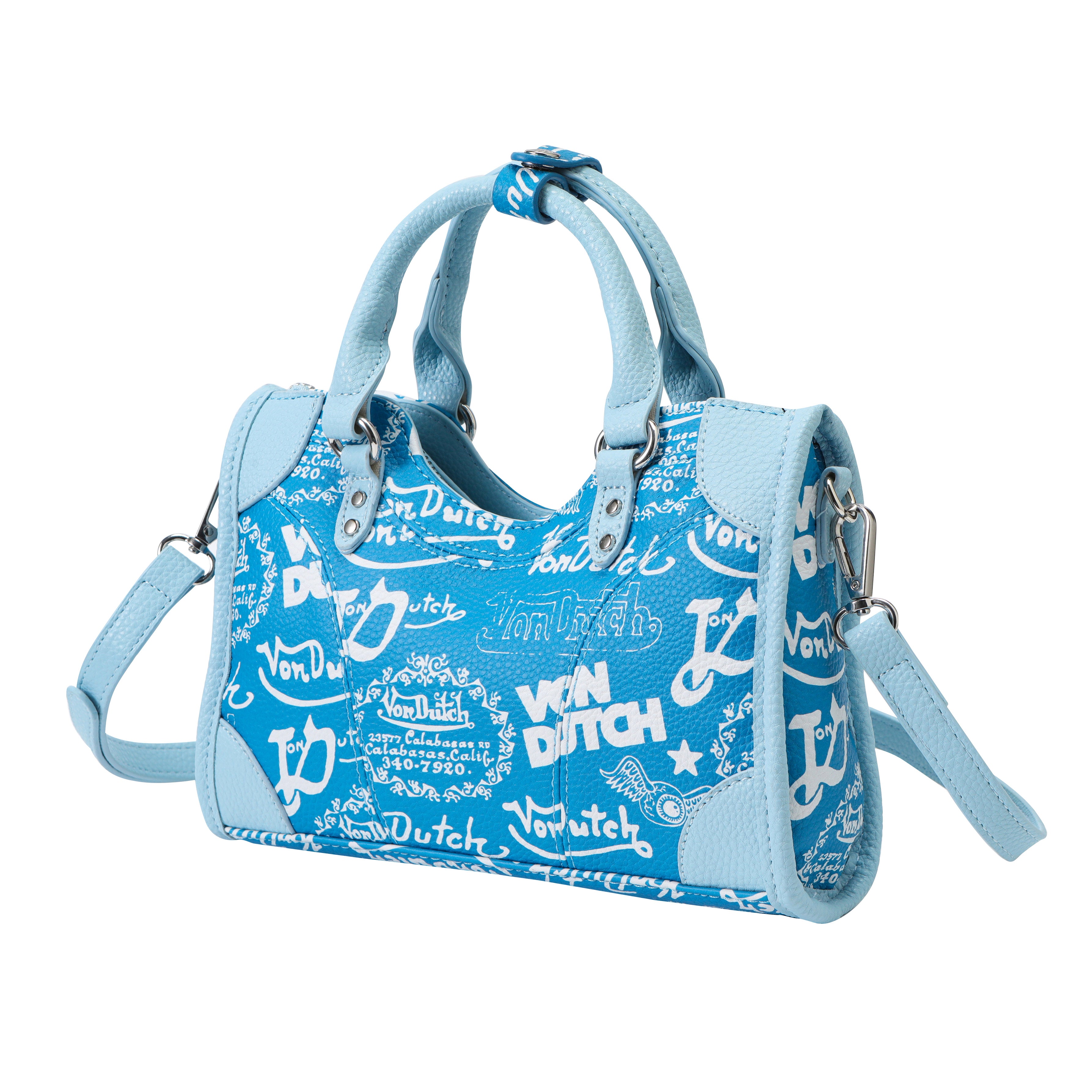 VON DUTCH BLUE MINI COUNTY BAG