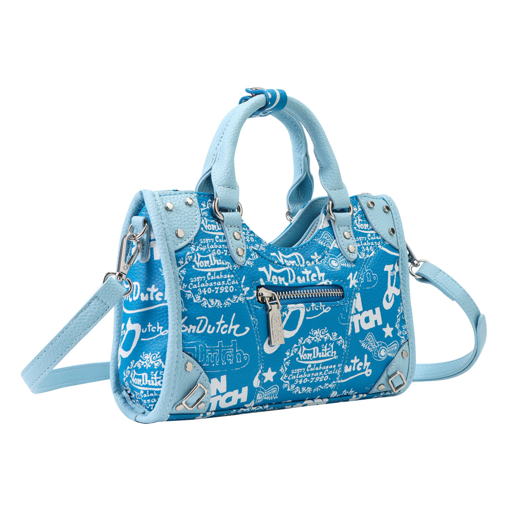 VON DUTCH BLUE MINI COUNTY BAG