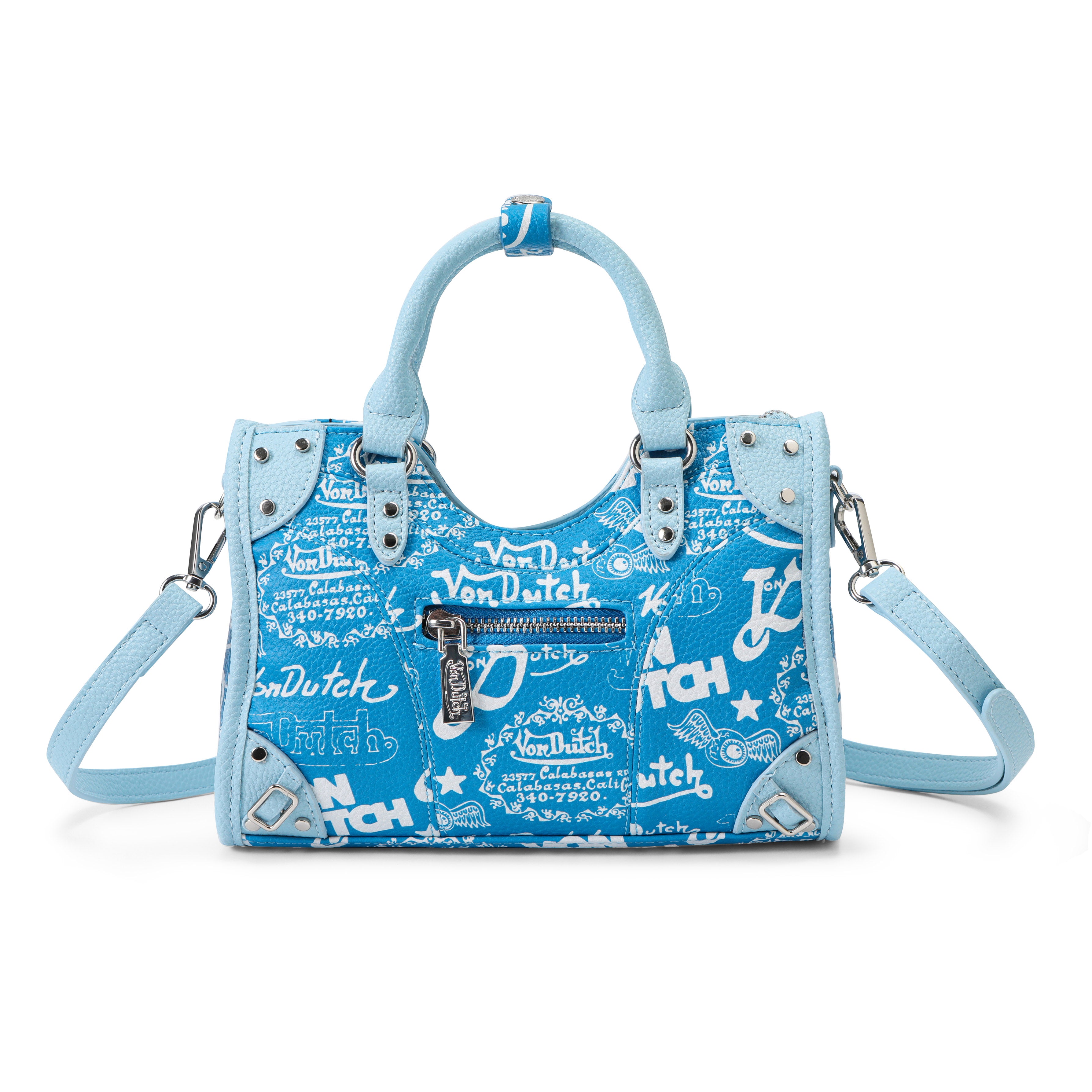 VON DUTCH BLUE MINI COUNTY BAG