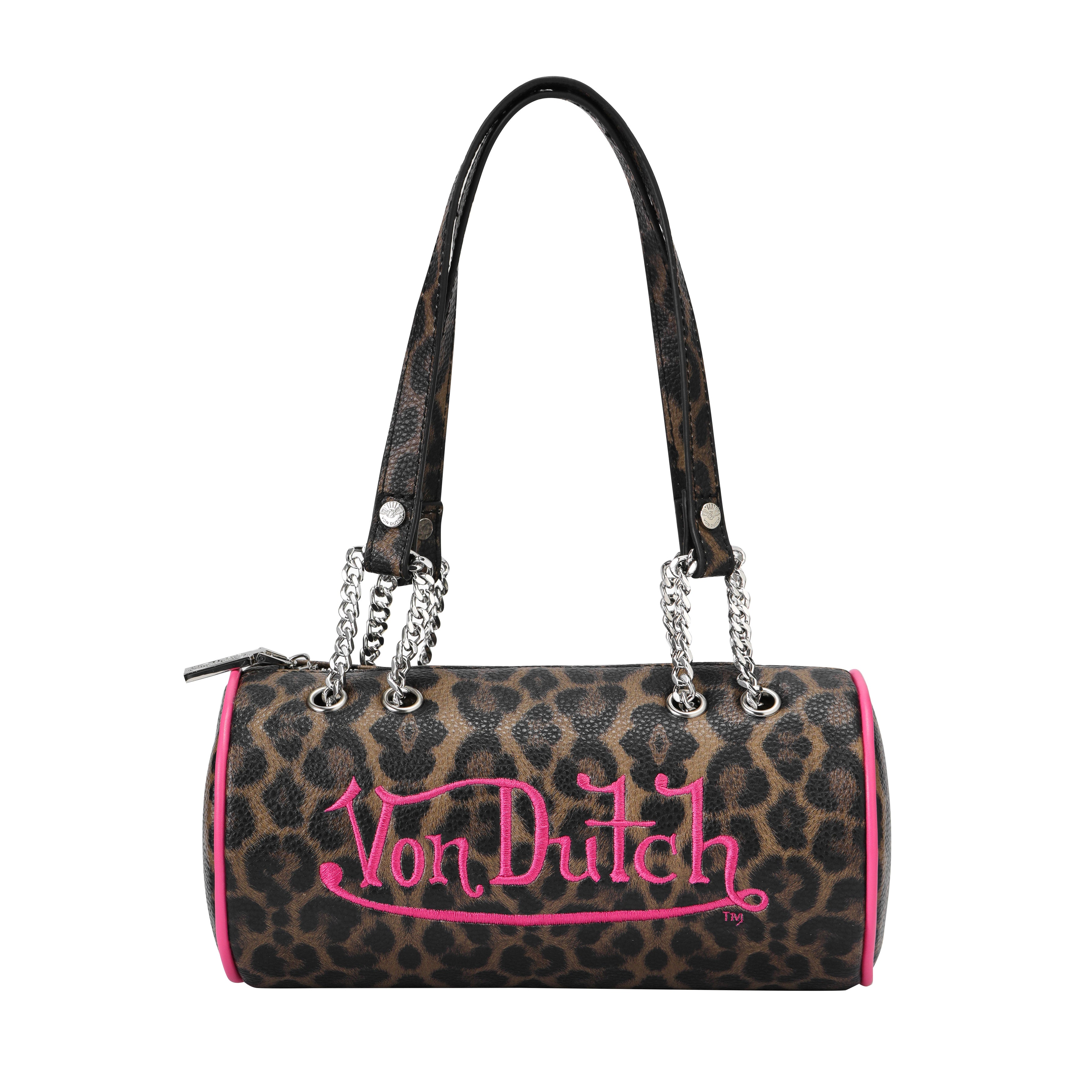 Barrel Bag - Pink Cheetah