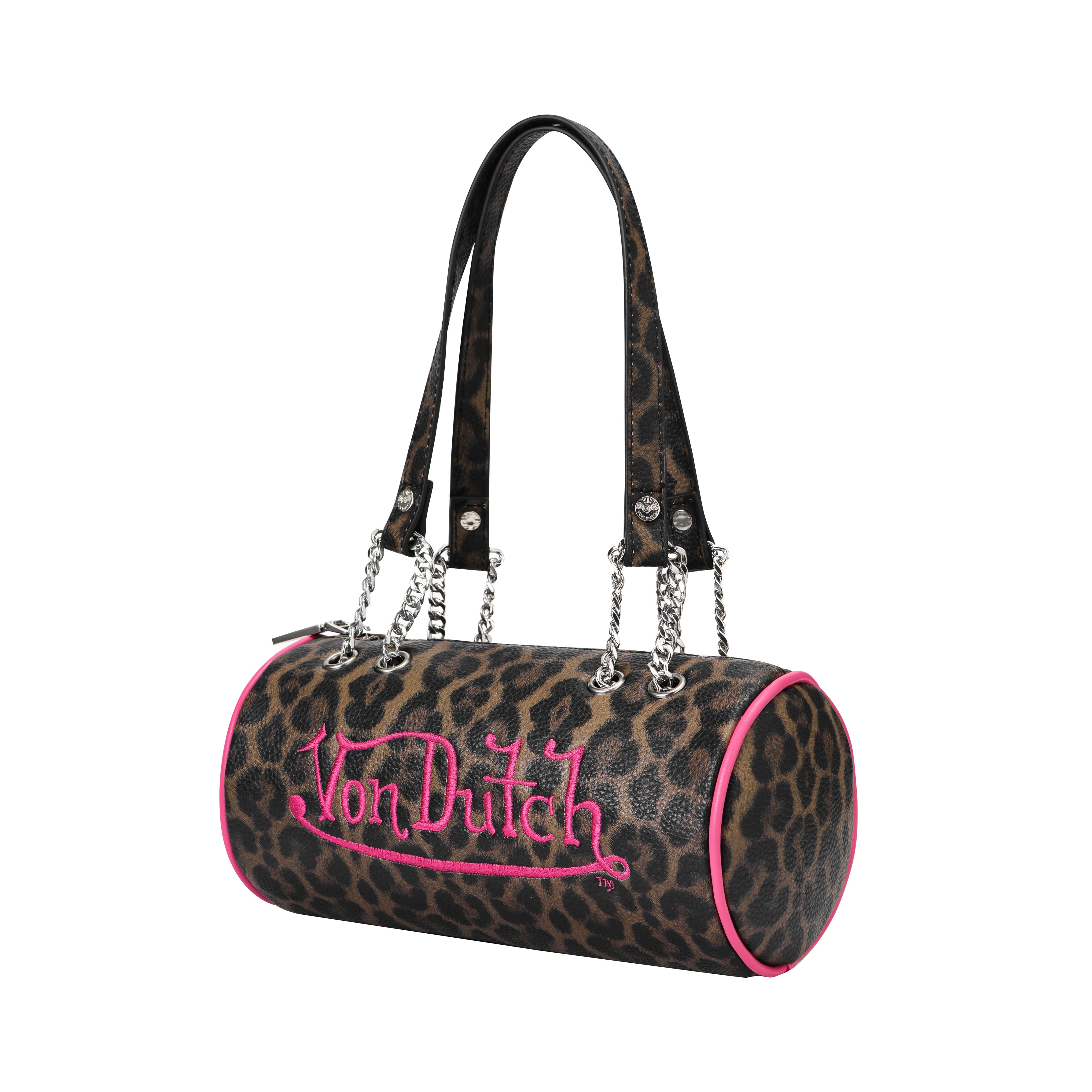 Barrel Bag - Pink Cheetah