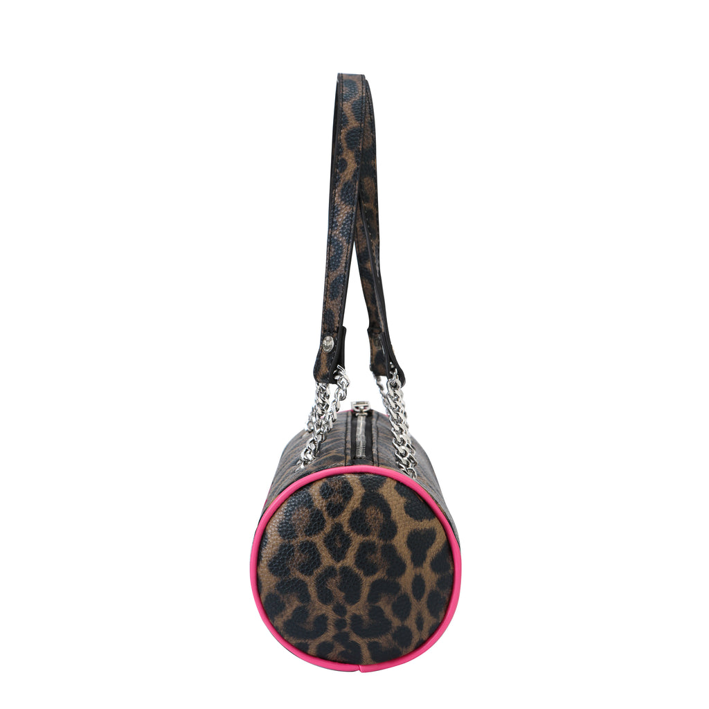 Barrel Bag - Pink Cheetah