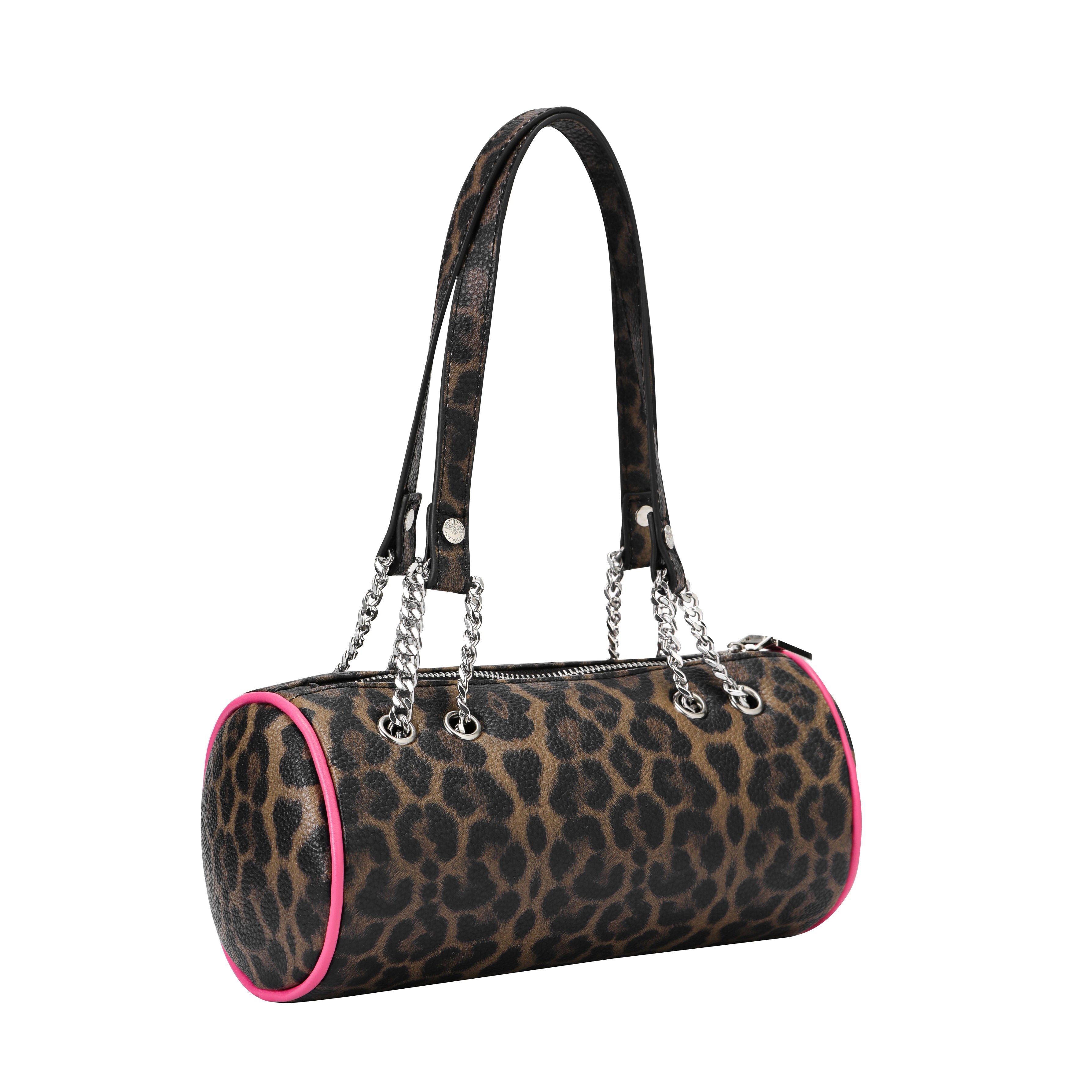 Barrel Bag - Pink Cheetah