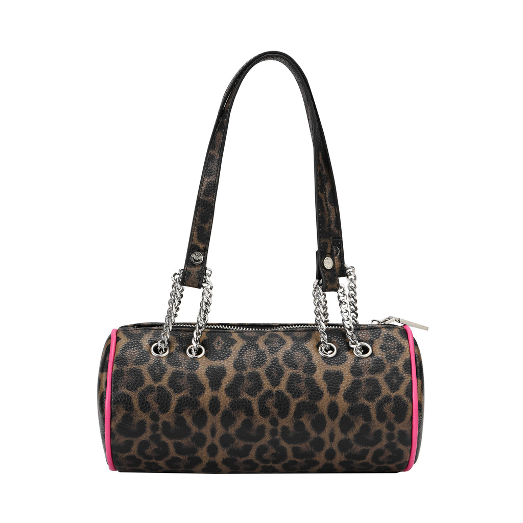 Barrel Bag - Pink Cheetah