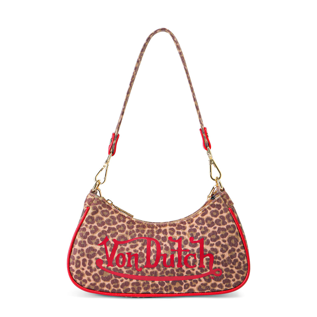 Red Leopard Shoulder Bag