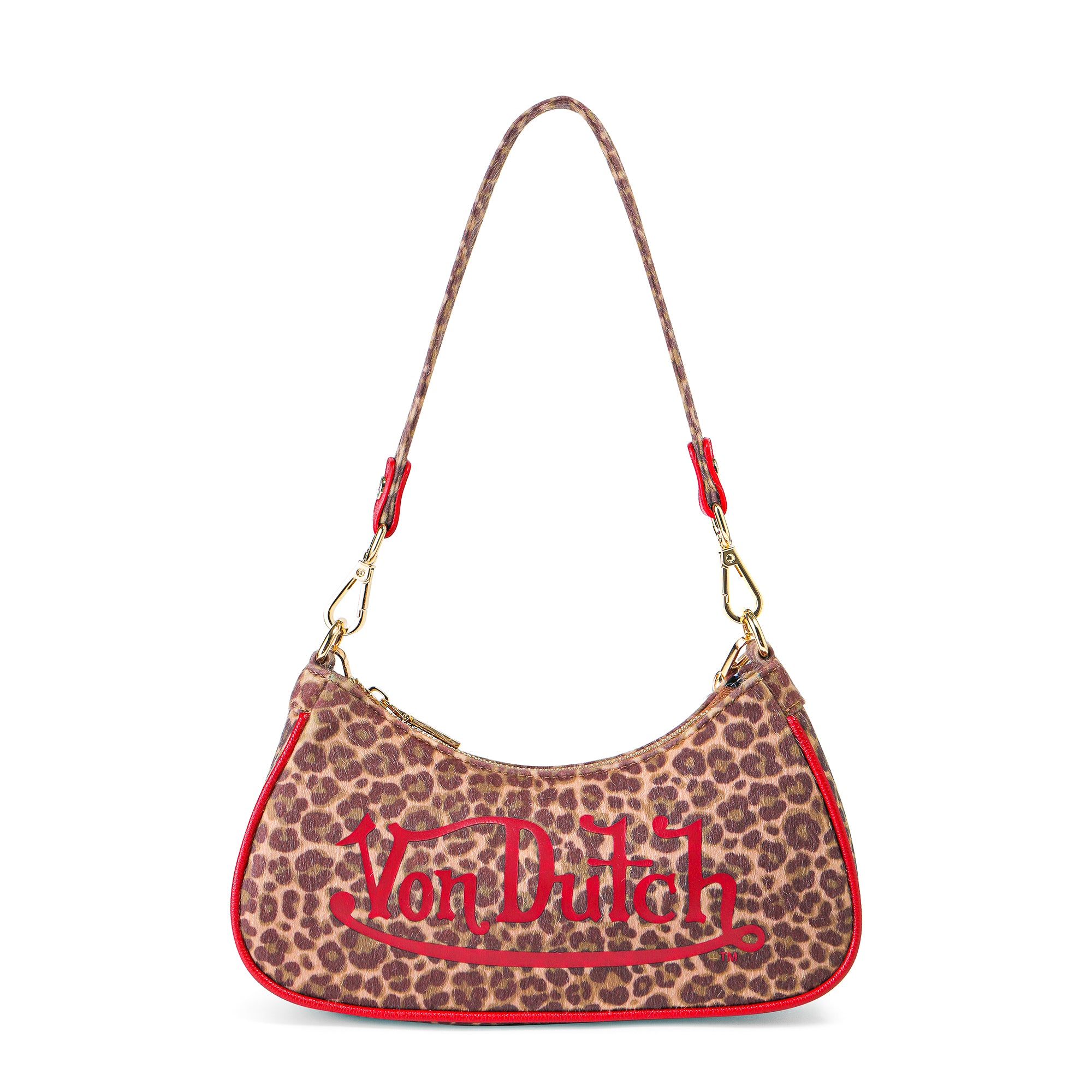 Red Leopard Shoulder Bag