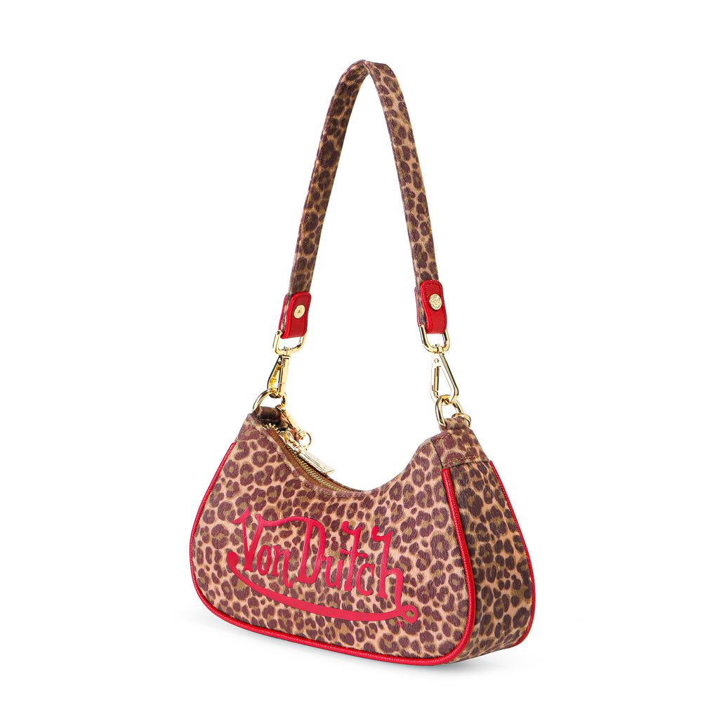 Red Leopard Shoulder Bag