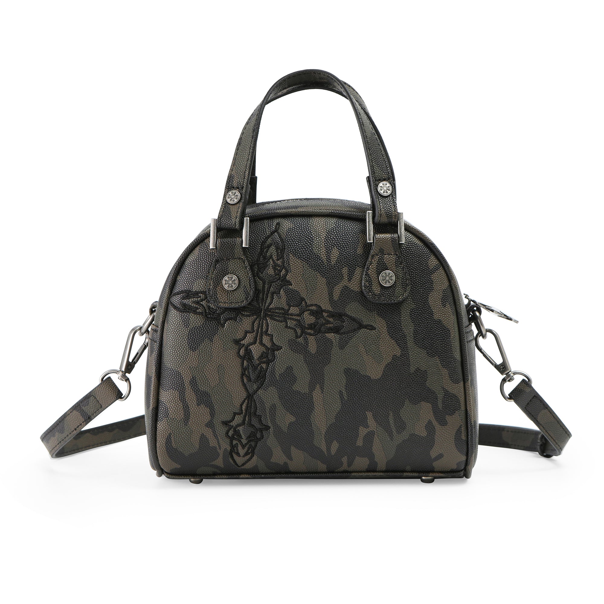 VON DUTCH DARK CAMO CHOPPER BOWLING BAG