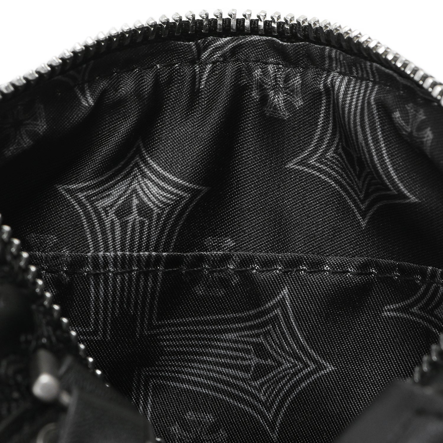 Embroidered Chopper Hanna Bag - Black