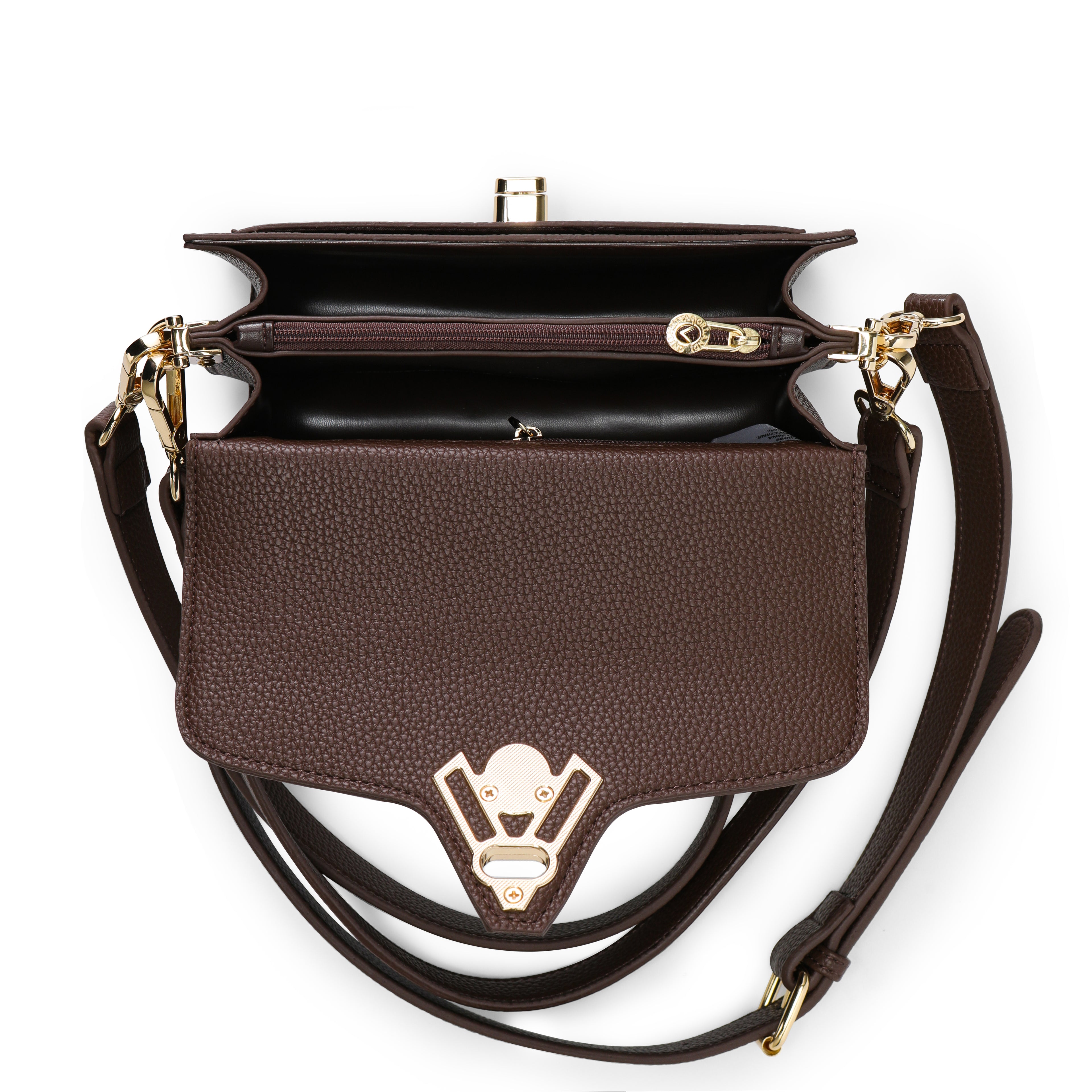 Valentino Orlandi Roma Pebbled Handbag