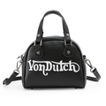 VON DUTCH CHOPPER CROSS BOWLING BAG BLACK AND WHITE