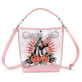 ED HARDY TOTE BAG PINK