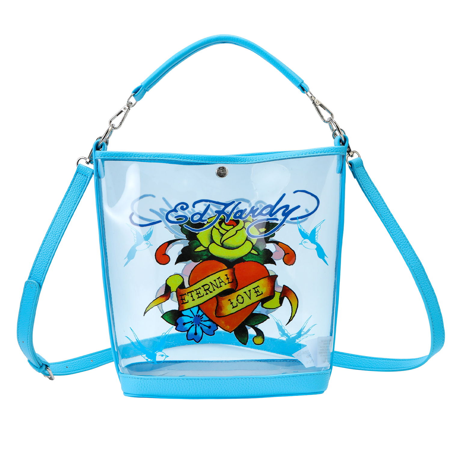 ED HARDY TOTE BAG BLUE